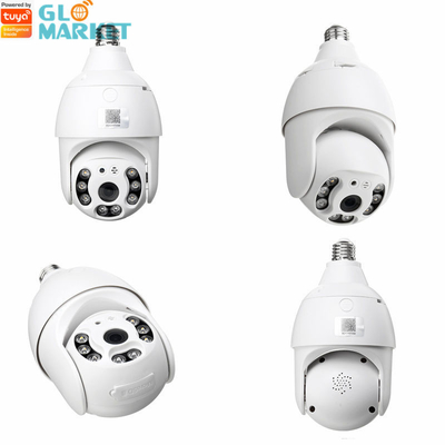 3MP WIFI Bulb IP Camera للرؤية الليلية PTZ Security Camera CCTV Video Surveillance