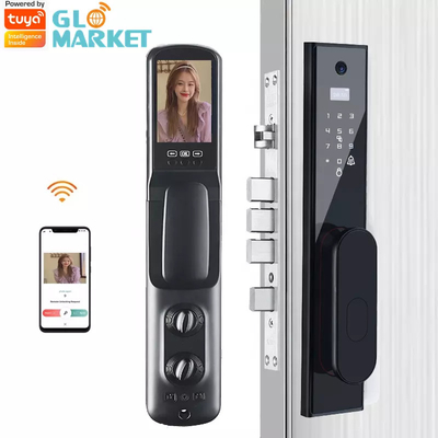 Tuya الذكية واي فاي الرقمية قفل الباب بطاقة رمز الهاتف الذكي بصمة الوجه مشهد