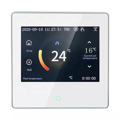 شاشة ملونة Tuya Wifi Smart Thermostat Floor Water تسخين فرن الغاز