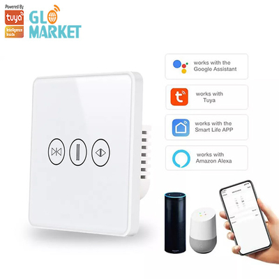 Zigbee / Wifi Smart Curtain Switch تطبيق Tuya App Remote Shutter Home التحكم الصوتي الداخلي