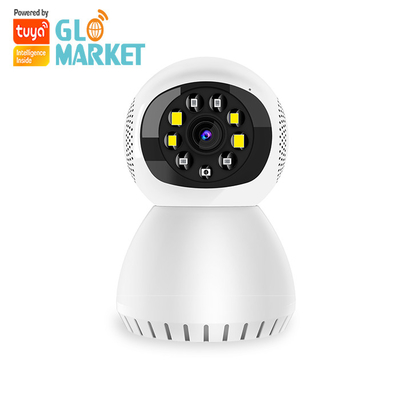 كاميرا داخلية صغيرة ذكية Tuya Wifi 2.4g / 5g تتبع كشف الحركة للرؤية الليلية