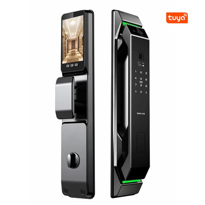 التعرف على الوجوه ثلاثية الأبعاد بصمات الأصابع Tuya Wifi Digital Smart Lock