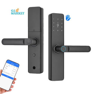 Glomarket App Control قفل ذكي بصمة أصابع ثنائية إلكترونية رقمية لمسة شاشة لوحة مفاتيح رمز مفتاح قفل باب ذكي