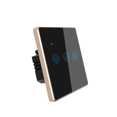 الحدود المعدنية Tuya Smart Switch BLE 2.4G Alexa Control Light Switch