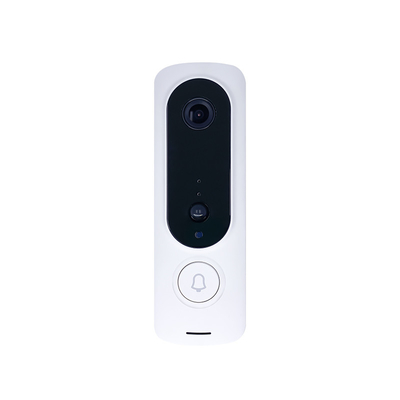 White PIR Tuya Video Doorbell Home Assistant ثنائي الاتجاه للتحدث الصوتي