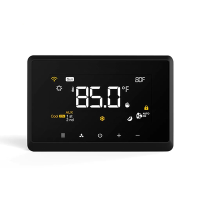 FCC Tuya WiFi Smart Thermostat 4.3 &quot;لوحة تعمل باللمس 7 أيام ضبط درجة الحرارة