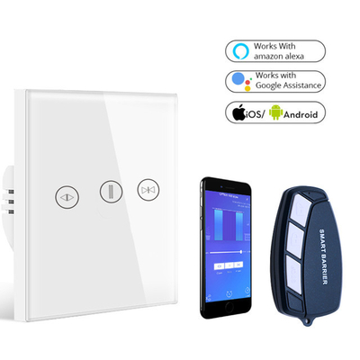 الاتحاد الأوروبي WiFi Curtain Smart Switch Alexa Google Assistant التحكم الصوتي مفتاح ذكي للمكفوفين