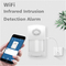 Wifi Tuya Smart Home Alarm جهاز التحكم عن بعد نظام كشف التسلل بالأشعة تحت الحمراء للمنزل