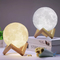Glomarket Tuya 3D Printed Moon Lamp Night Light 16 مليون لون قابل للتعديل