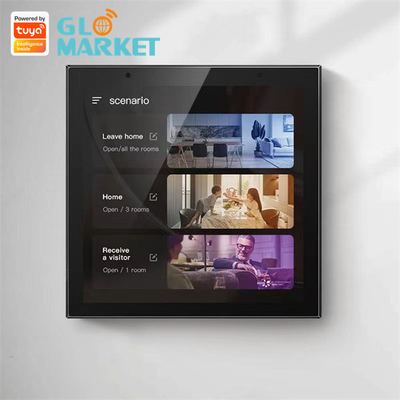 لوحة تحكم ذكية واي فاي IR جهاز تحكم عن بعد بوابة Tuya Zigbee 4 بوصة