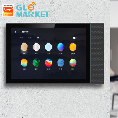 Tuya Smart Home Zigbee Gateway Wifi 7 Inch BLE Music Wall شاشة تعمل باللمس لوحة تحكم ذكية