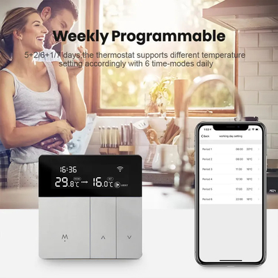 Smart Digital Wifi Wireless Thermostat App Control Smart Home لتسخين الغلاية