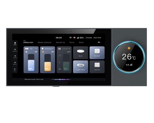 مركز التحكم الذكي في المنزل الذكي Glomarket 6 بوصة تعمل باللمس بوابة Tuya Zigbee