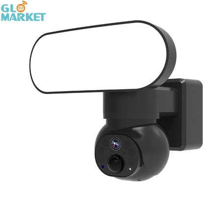 Smart Floodlight Wifi 4G Camera الأمن الشمسي 3MP تتبع الحركة اتجاهين كاميرا الصوت