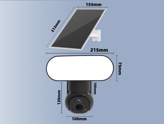 Smart Floodlight Wifi 4G Camera الأمن الشمسي 3MP تتبع الحركة اتجاهين كاميرا الصوت
