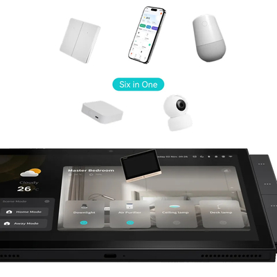 لوحة تحكم بشاشة لمسة منزلية ذكية USB FHD مدمجة في بوابة Zigbee Ble