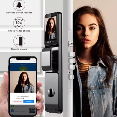 التعرف على الوجوه ثلاثية الأبعاد بصمات الأصابع Tuya Wifi Digital Smart Lock