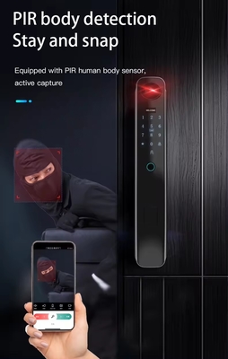 قفل الباب ذو الجودة العالية ذكي التعرف على الوجه يدعم 6 طرق لفتح