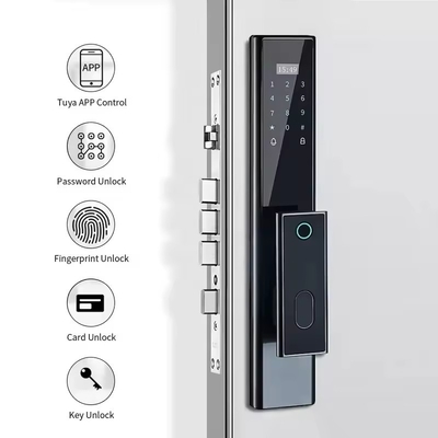 أمن البصمات الحيوية اللاسلكية الذكية التلقائية بالكامل القفل الرقمي كلمة المرور بطاقة مفتاح القفل مع الكاميرا
