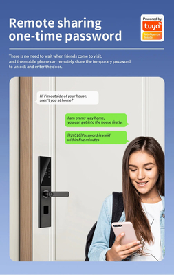 قفل الباب الرقمي الرقمي RFID IC Card تطبيق الهاتف الذكي فتح البصمة البيومترية القفل الذكي