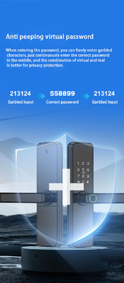 غلوماركت تويا قفل الباب الذكي غرفة النوم المنزل بصمة أصابع رقمية بيومترية ذكي مقفل إلكتروني