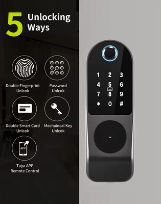 غلو ماركت تويا عازل المياه الرقمي TTLock مفتاح عن بعد ثنائي الجانب بصمة الأصابع القفل الذكي