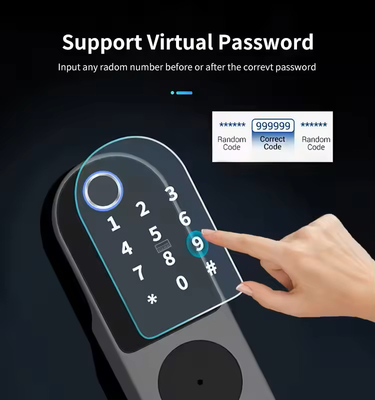 غلو ماركت تويا عازل المياه الرقمي TTLock مفتاح عن بعد ثنائي الجانب بصمة الأصابع القفل الذكي