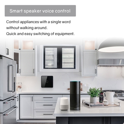 Glomarket Smart EU/UK 1-4Gang Wall Switch WIFI/Zigbee Glass Panel Light Switch Tuya Smart Switch مع جوجل أليكسا