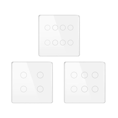 Glomarket Smart Wifi Brazil 118*124 Switch يعمل مع مساعد Google Alexa تويا Smart Light Switch للمنزل