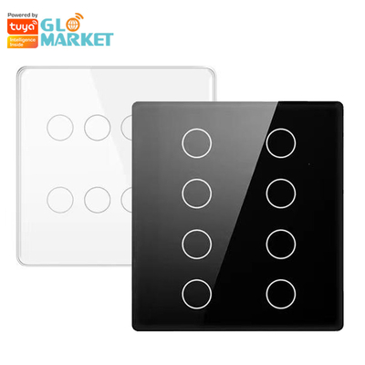 Glomarket Smart Wifi Brazil 118*124 Switch يعمل مع مساعد Google Alexa تويا Smart Light Switch للمنزل