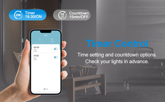 غلوماركت تويا واي فاي Smart Wall Light Switch 1/2/3 Gang Support Voice/app/touch Control مع شاشة عرض درجة الحرارة