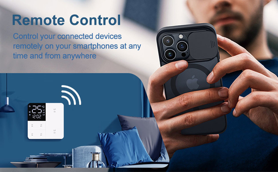 غلوماركت تويا واي فاي Smart Wall Light Switch 1/2/3 Gang Support Voice/app/touch Control مع شاشة عرض درجة الحرارة