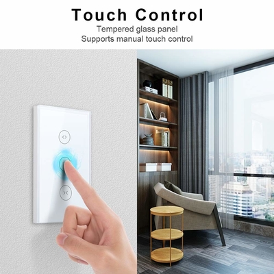 Glomarket Wifi Smart Tuya Alexa Google Home Voice Control مفتاح أبواب المرآب ريموت رولينغ Smart Life مفتاح كهربائي