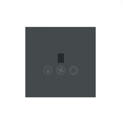 Glomarket Tuya Wifi Smart Fan Switch Tuya Smart Switch معدل سرعة المروحة الضوء على وإطفاء التحكم الصوتي التحكم في الاتحاد الأوروبي / الولايات المتحدة