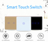 ABS Glass Touch Dimmer Tuya Smart Switch التحكم الذكي في تطبيق الحياة