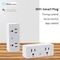Tuya Smart US Standard Plug Wifi Plug يعمل مع Alexa و Google Assistant Timing Setting Smart Plug