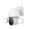 كاميرا الأمن الذكية Floodlight Camera 1080p 2 Way Audio Motion Detection Night Vision Camera