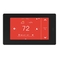 24 Volt 4.3in TFT WiFi Smart Thermostat مع مستشعرات متعددة